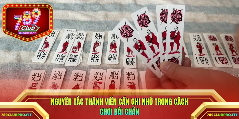 Nguyên tắc thành viên cần ghi nhớ trong cách chơi bài Chắn