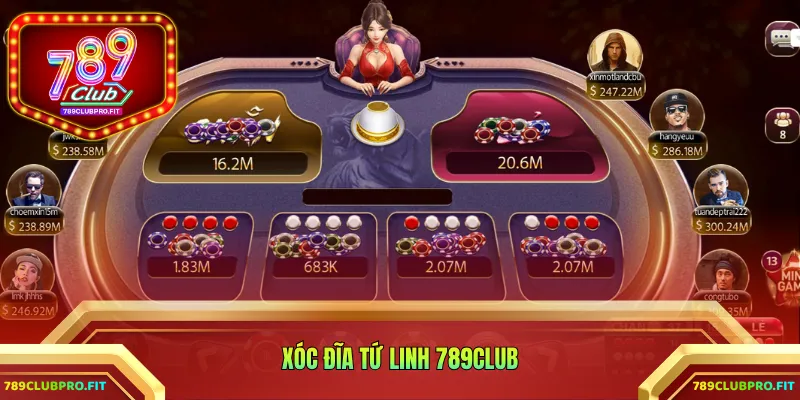Xóc đĩa tứ linh 789CLUB